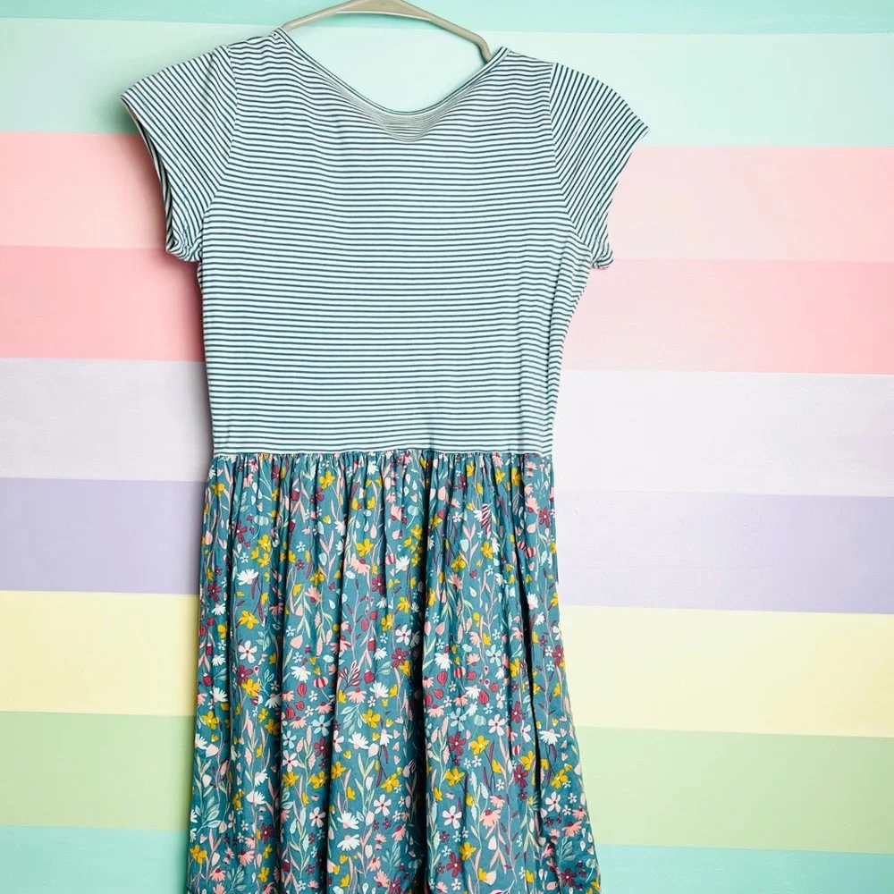 Carters Floral Dress, Size 12, stripped top - Picture 4 of 5